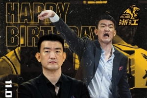 冠军教头！祝广厦男篮主教练王博43岁生日快乐！