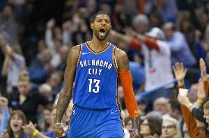 他还在贡献！乔治复出再送快船一败 雷霆又笑了~