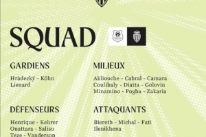 摩纳哥客战雷恩大名单：法蒂领衔，博格巴首次入选