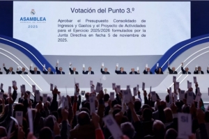 皇马会员大会批准24/25年度财报、25/26年度预算、26/27年度会费