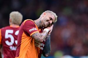 亮相土超以来伊卡尔迪打进58球+攻破23队球门，均为联赛同期最多