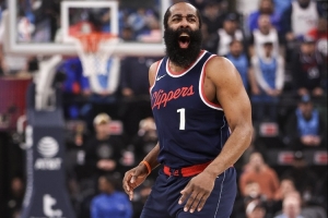一年更比一年累？哈登本赛季16场6次30+ 上赛季打到第20场才有1次