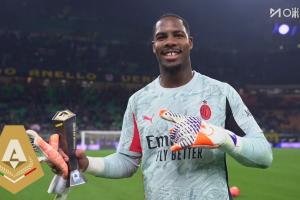 实至名归！迈尼昂6次扑救当选米兰1-0国米一役全场最佳